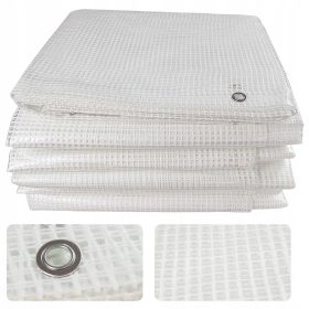   Plandeka 3mx3m 100g/m² - Mrozoodporna, Wodoodporna, UV+ - Transparentna e Wzmocniona