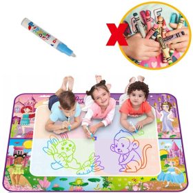    TAPPETO AD ACQUA PER DIPINGERE CON ACQUA XXL 100X80 CM + ROSA