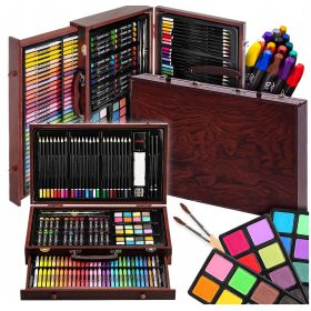  SET ARTISTICO PER PITTURA E DISEGNO IN VALIGIA 142 ELEMENTI