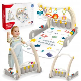    TAPPETO IN SCHIUMA, SOSPENSIONI SONORE 2IN1, CAMMINATORE A SPINTA