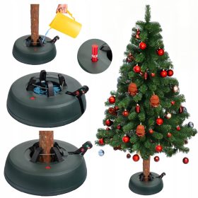    SUPPORTO PER ALBERO DI NATALE GRANDE PER ALBERO SUPPORTO PER ALBERO DI NATALE, VERDE, 2,7 m
