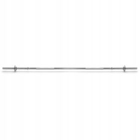    CANNA DRITTA BARRA VITE ACCIAIO CROMATO METEOR 150cm/25mm 2 dadi