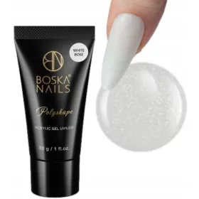  Boska Gel Acrilico Polyshape 30g Rosa Bianca