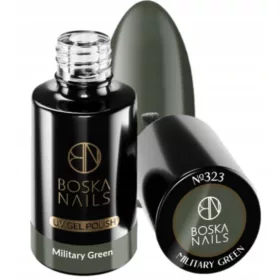  Boska Nails Divine 323 smalto ibrido verde militare da 6 ml