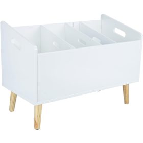    CONTENITORE PER GIOCATTOLI, SCATOLA BIANCA con DIVISORI LOMOS