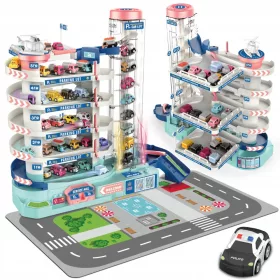    PISTA AUTO INTERATTIVA PARCHEGGIO AUTO MOLLE ELICOTTERO SCIVOLO