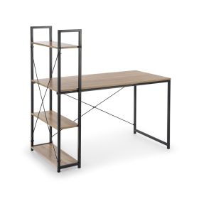    Scrivania Halmar Narvik B1 con ripiano 120 x 64 x 120 cm rovere Sonoma