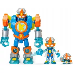    Superthings Superbot Kazoom Power robot con figura + SUPER ZINGS THINGS SERIE 1 FIGURE BAG MAGIC