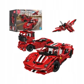    SET BLOCCHETTI TECHNIC FERRARI TRUCK JET 3IN1 IDEALI PER UN REGALO