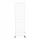 Griglia, supporto, display premium su ruote. 60 x 200. Bianco