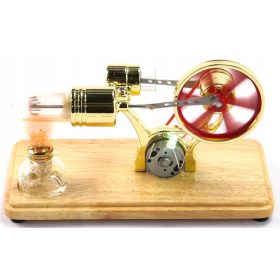    MODELLO DI MOTORE STIRLING MODELLO DIDATTICO ESPERIMENTO GENERATORE DI ENERGIA