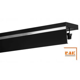    Bastone per tende da soffitto GALAXY con copertura in alluminio, 200 cm.