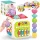  BLOCCO SORTER GOMME ELASTIC MULTI MONTESSORI SENSORY CUB 7in1
