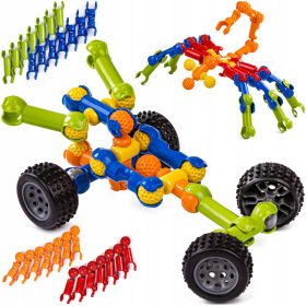    Blocchi creativi per bambini COSTRUZIONE Modelli Scheletro RUOTE 40 El.