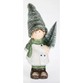  ORNAMENTO DI NATALE IN CERAMICA RAGAZZO