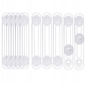    SICUREZZA PER CASSETTI, ANTE DI ARMADI, MOBILI, SERRATURA DI SICUREZZA, 10 pezzi