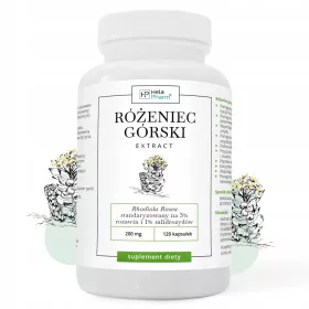   Integratore di Estratto di Rodiola Rosea 20:1 - 200mg, 120 Capsule VEGE