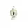  Boccino Luna Palla Applique Oro 32 Cm