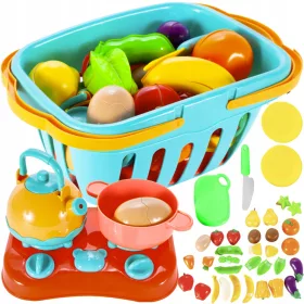    Verdure per tagliare Frutta su Velcro Set Velcro Coltello Cestino Cucina