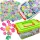  SET di mattoncini da costruzione per bambini FIOCCHI DI NEVE colorati 1000e SCATOLA