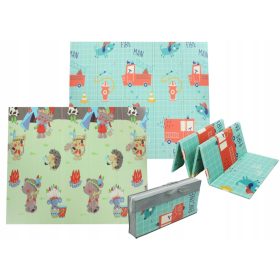    TAPPETO EDUCATIVO IN SCHIUMA XPE TAPPETINO PIEGHEVOLE A DOPPIA FACCIA XL 150x180 cm