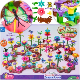    SET DI Mattoncini CREATIVI FIORI per Costruire GIARDINO 272 pz.
