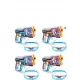  ZURU X-SHOT LASER 360° BLASTER SET DI 4 PISTOLE 36656