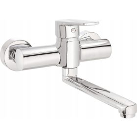  Rubinetto lavabo a parete Deante Tubo, cromo