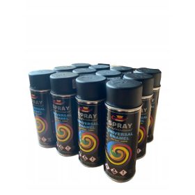 Biodur smalto spray nero SATINATO 400 ml