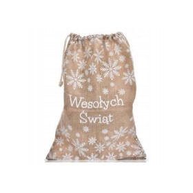  Borsa regalo in iuta BUON NATALE 70x50cm PaKaDo