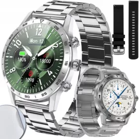    SMARTWATCH DA UOMO CHIAMATE PASSI CHIAMATE NOTIFICHE MENU POLACCO