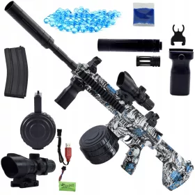    Fucile Skleplolki M416 GRANDE FUCILE 2 IN 1 + Libro di adesivi, fumetto Sklep_lolki
