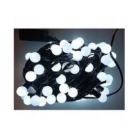    SFERA DI NATALE 100 LED PERMANENTE A SPESSO FREDDO B.+FLASH BIANCO CON