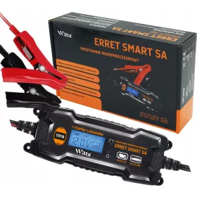    RADDRIZZATORE CARICABATTERIE INTELLIGENTE ERRET SMART 6V 12V 5A