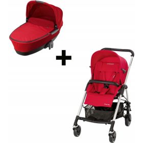    Passeggino Maxi-Cosi Street Plus Travel System rosso intenso 2in1