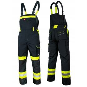   RIFLETTENTI Pantaloni da lavoro Salopette Classic-Vis ATTENZIONE RIFLETTENTI