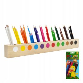    ORGANIZZATORE PER MATITE 12 COLORI UTENSILE DA SCRIVANIA PER INCISORE NOMI