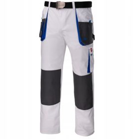   STRONG Pantalone protettivo da lavoro PAINTING Classico OXFORD RINFORZATO BIANCO
