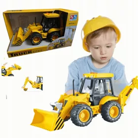    ESCAVATORE MACCHINA DA COSTRUZIONE GIOCATTOLO REGALO PARTI MOBILI SUONO LUCE