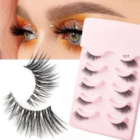  SET DI STRISCE CIGLIA FINTE DA 5 PAIA MEZZO ACCENT EYE 1011