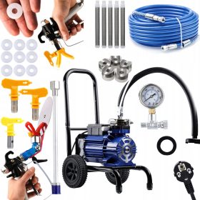   GRUPPO GENERATORE PER VERNICIATURA IDRODINAMICA ROSFIX 3500W, UGELLI, LANCIA, TAGLIERINA