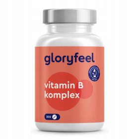   Complexe Vitamine B di Gloryfeel - 200 Compresse Vegane, 100% Naturali