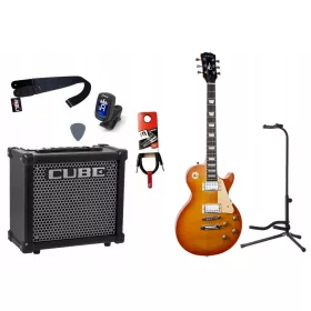  SET CHITARRA ELETTRICA + AMPLIFICATORE 10W ACCORDATORE