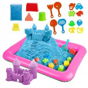    KINETIC SAND 3KG STAMPI PER PISCINA SABBIA SET XXL SUPER PLASTICA