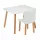  SET MOBILI PER BAMBINI, TAVOLO 50x60 E SEDIA BEAR
