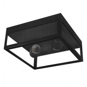  Lampada da parete da giardino LVT nero E27 60 W