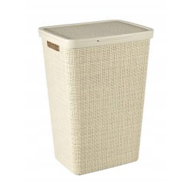  Cesta portabiancheria da appoggio Curver 58l, crema