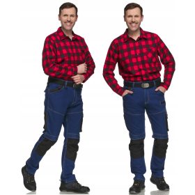   Pantaloni protettivi da lavoro stretch BLUE JEANS, molto comodi e resistenti, S