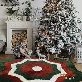    Copertura decorativa per l'albero di Natale TAPPETO PER ALBERO DI NATALE Stella
