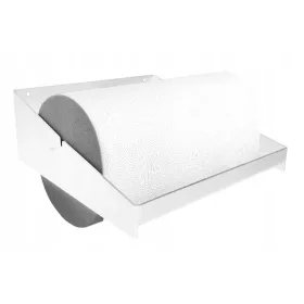   SUPPORTO DA PARETE PER UN ASCIUGAMANO DI CARTA GRANDE BIANCO DUREVOLE